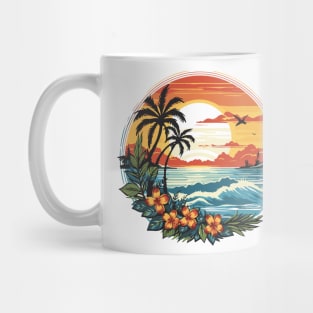 Comes Sun Beach 2023 Tropical Hello Summer Mug